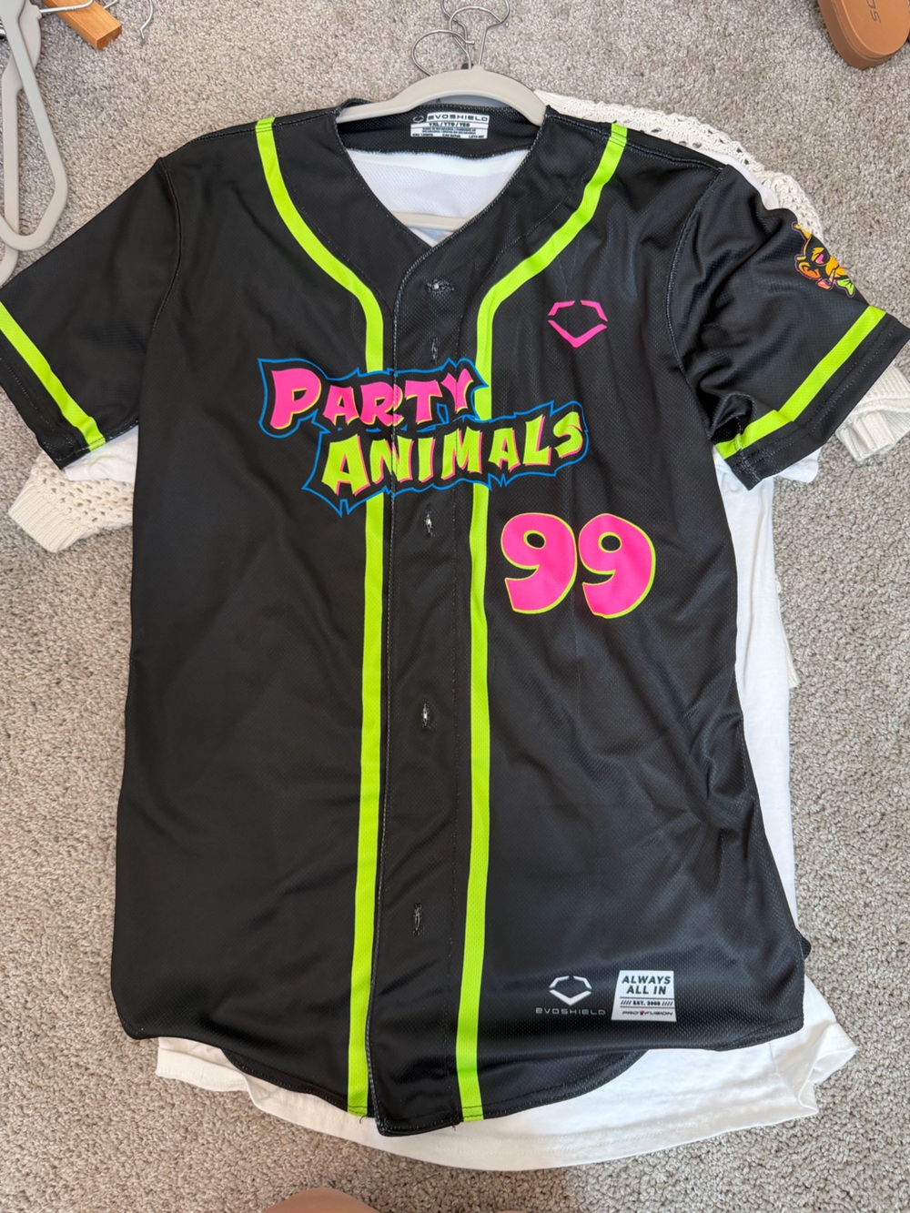 Party Animals Baseball Jersey